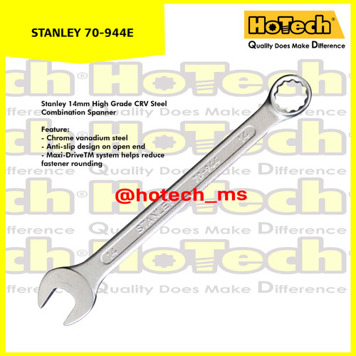 [EZM.5600971] Kunci Ring Pas 14 mm | STANLEY | Combination Wrench size 14 mm