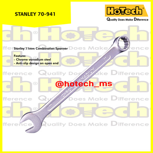[EZM.5600973] Kunci Ring Pas 11 mm | STANLEY | Combination Wrench size 11 mm