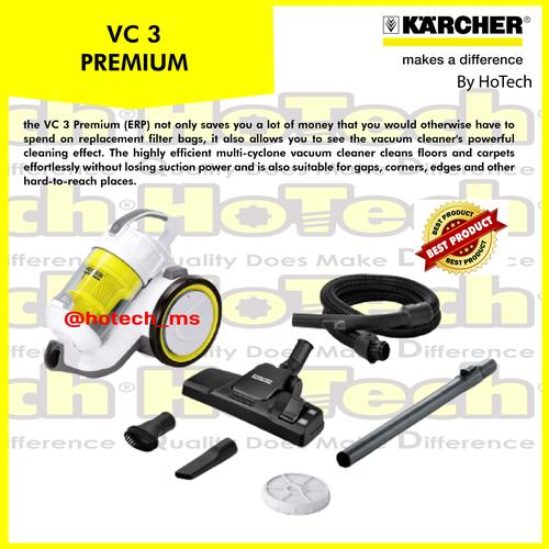 [EZM.5600992] KARCHER VACUUM CLEANER VC 3 PREMIUM (ERP) 700 Watt | Karcher VC 3