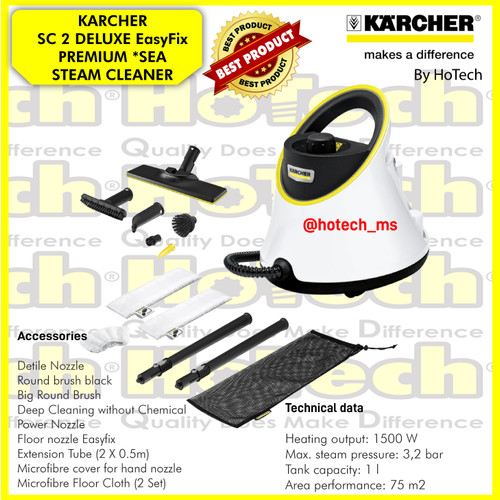 [EZM.5600995] Karcher STEAM CLEANER SC 2 DELUXE EasyFix PREMIUM 1500 Watt