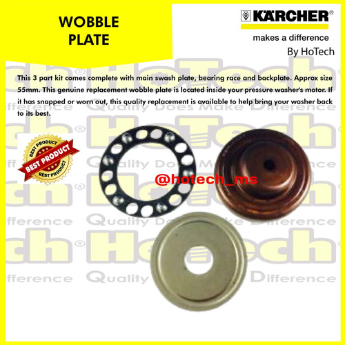 [EZM.5600997] Karcher Wobble Disc Assy Sparepart | Karcher | For Pressure Washer