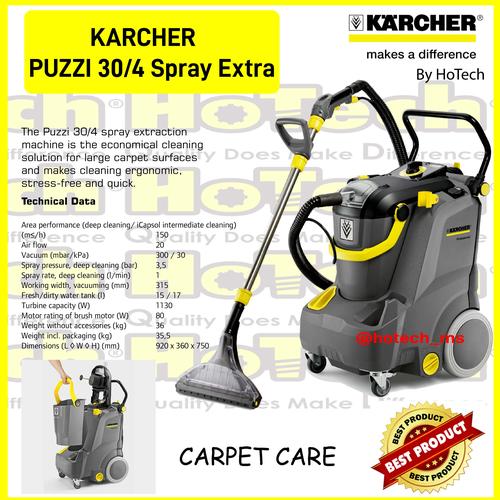 [EZM.5601006] KARCHER SPRAY-EXTRACTION CLEANER Puzzi 30/4 WITH FLEXIBLE FLOOR NOZZLE