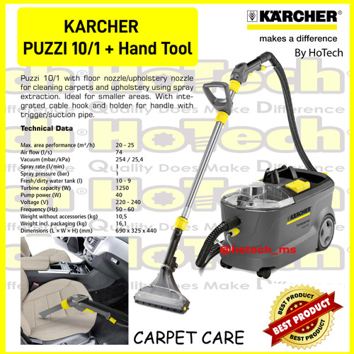 [EZM.5601007] KARCHER SPRAY-EXTRACTION CLEANER Puzzi 10/1 With Hand Tool