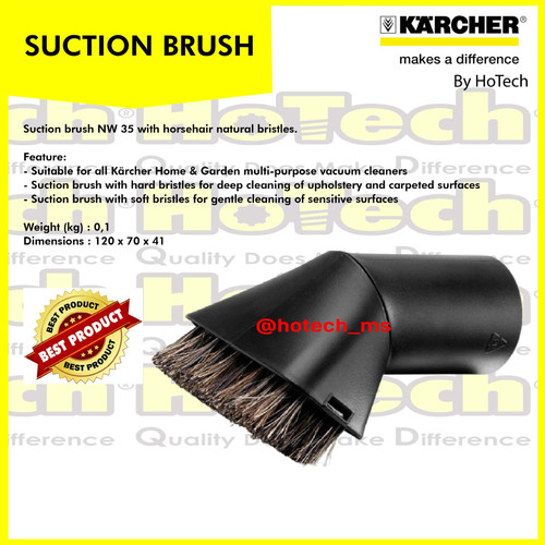 [EZM.5601015] Karcher Suction Brush | Karcher | Suction Brush Dry Vacuum Cleaner