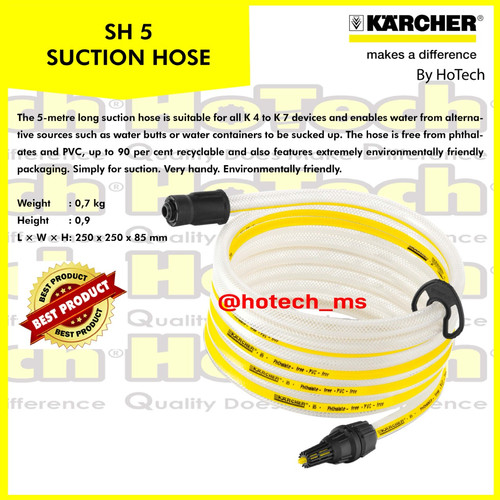 [EZM.5601044] KARCHER SH 5 SUCTION HOSE | KARCHER SELANG AIR HISAP 5 METER