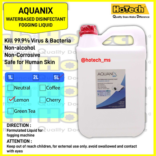 [EZM.5601045] Cairan Liquid Fogging Disinfektan 5 Liter | Food Grade Fogging ASAP