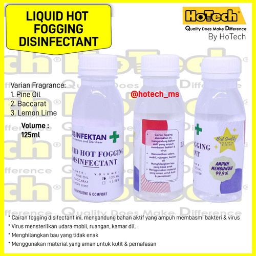 [EZM.5601048] Cairan Liquid Fogging Disinfektan 125 ml | Food Grade Fogging ASAP