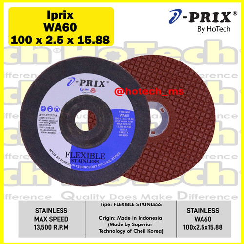 [EZM.5601112] Mata Gerinda Flexible Stainless 100 x 2.5 x 15.88 | I-PRIX | WA60