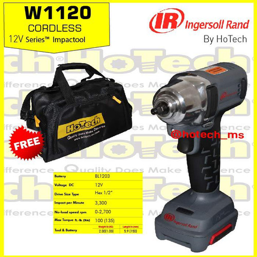 [EZM.5601167] IR-W1120 | Ingersoll Rand | Cordless Impact Wrench 1/4" (Unit Only)