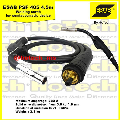 [EZM.5601190] ESAB Mig Torch PSF 405/415 | Esab Welding Torch PSF 405/415 4.0M