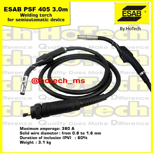 [EZM.5601191] ESAB Mig Torch PSF 405/415 | Esab Welding Torch PSF 405/415 3.0M
