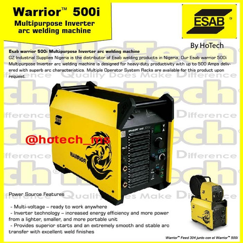 [EZM.5601192] ESAB Welding Machine Warrior 500i CC/CV 380-460V | Mesin Las ESAB