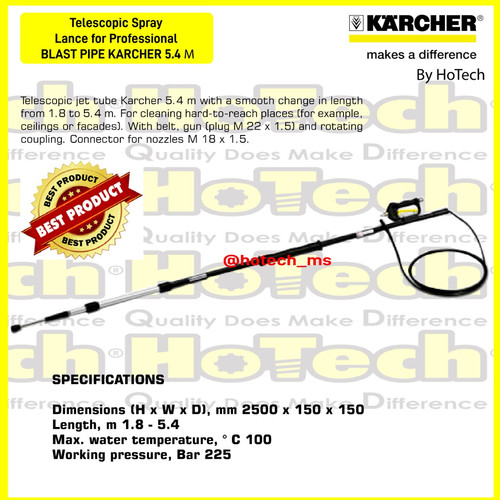 [EZM.5601197] Karcher Telescopic spray lance for Professional Serie