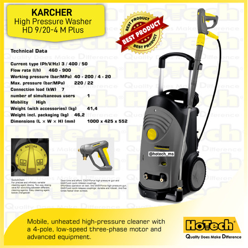 [EZM.5601217] Karcher High Pressure Washer HD 9/20-4 M Plus 3 Phase 200 Bar