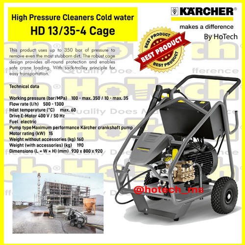 [EZM.5601249] KARCHER HIGH PRESSURE CLEANER HD 13/35-4 Cage PROFESSIONAL SERIES