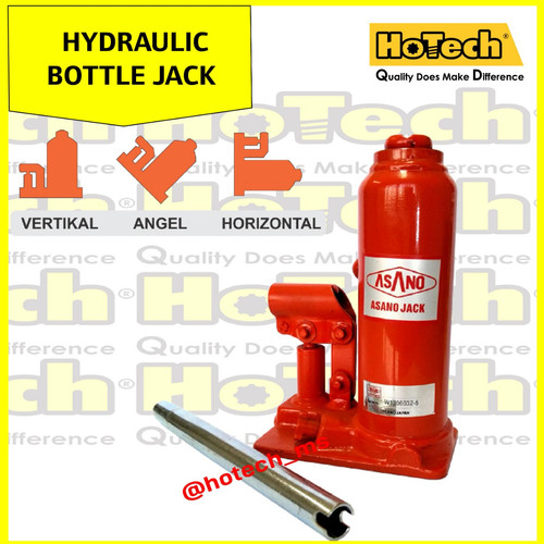 [EZM.5601260] Dongkrak Botol 5 Ton | Hydraulic Bottle Jack 5 Ton | Original Japan