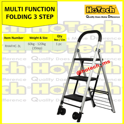 [EZM.5601263] Multi Function Folding 3 Step | TANGGA SERBA GUNA | TROLLEY SERBA GUNA