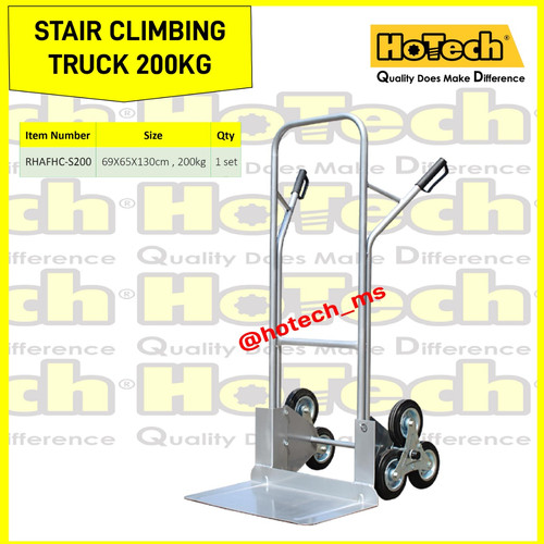 [EZM.5601265] Stair Climbing Truck 200 Kg | Alat Angkut Barang Kapasitas 200 Kg