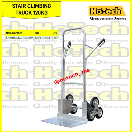 [EZM.5601266] Stair Climbing Truck 120 Kg | Alat Angkut Barang Kapasitas 120 Kg