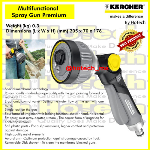 [EZM.5601273] Karcher Metal Multifunctional Spray Gun Premium