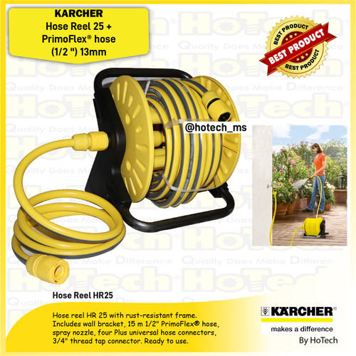 [EZM.5601291] Karcher HR 25 + Selang Air 1/2"-2M | Selang Air Gulungan HR 25 Karcher