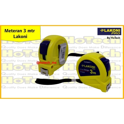 [EZM.5601337] Meteran 3m Lakoni | Meteran 3 meter Lakoni | Meteran Lakoni 3m