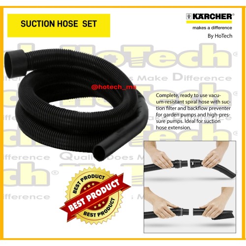 [EZM.5601356] Karcher Suction Hose 2M Complete Set For WD Series Vacuum Cleaner