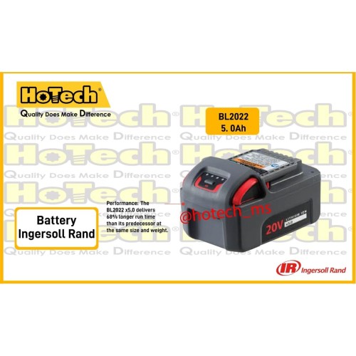 [EZM.5601378] Battery Pack 20V Lithium-Ion Battery 5.0Ah | IQV20 Series | BL2022
