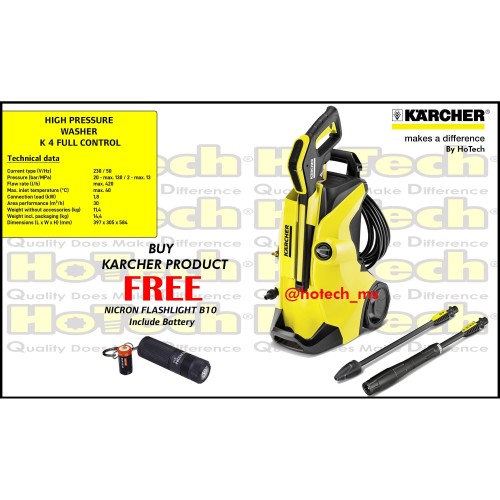 [EZM.5601387] Alat Cuci Mobil & Motor | Karcher K 4 Full Control | High Pressure