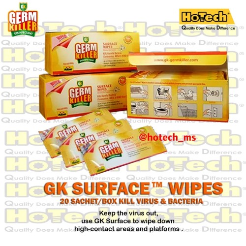 [EZM.5601401] Tissue Disinfektan | Surface Wipes Disinfectant | Termurah Paket 6 Box