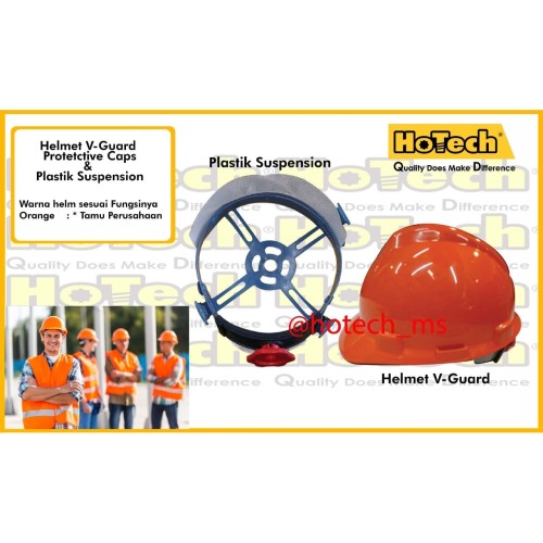 [EZM.5601426] Helm Proyek | Safety Helmet | Plastic Suspension Standard | Orange