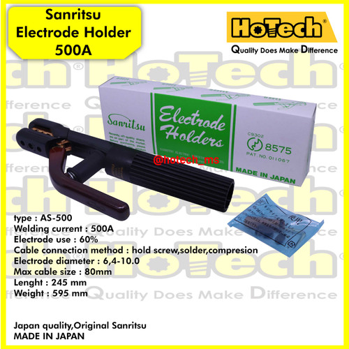 [EZM.5601429] Stang Las | Tang Las | Electrode Holder AS500A SANRITSU ASLI JAPAN