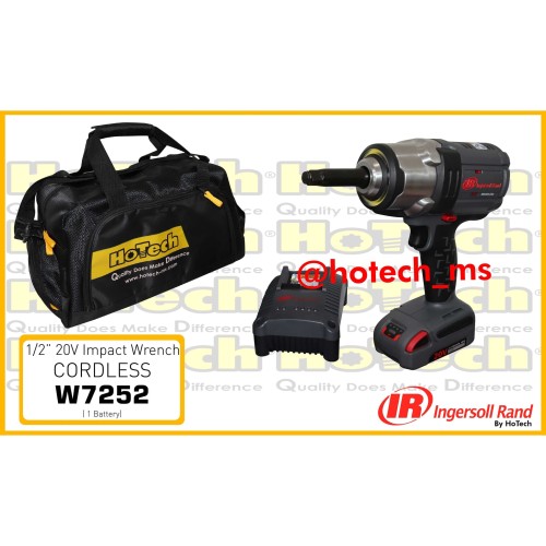 [EZM.5601441] Ingersoll Rand Impact Wrench 1/2" with 2" Anvil | IR-W7252-20V-K1
