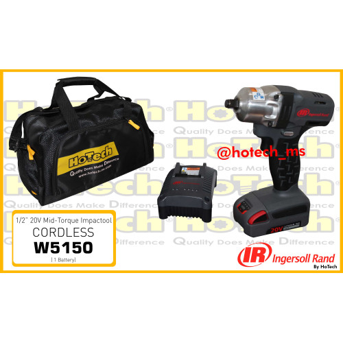 [EZM.5601458] Ingersoll Rand Impact Cordless (Battery) 20V 1/2" IR-W5150-20V-K1