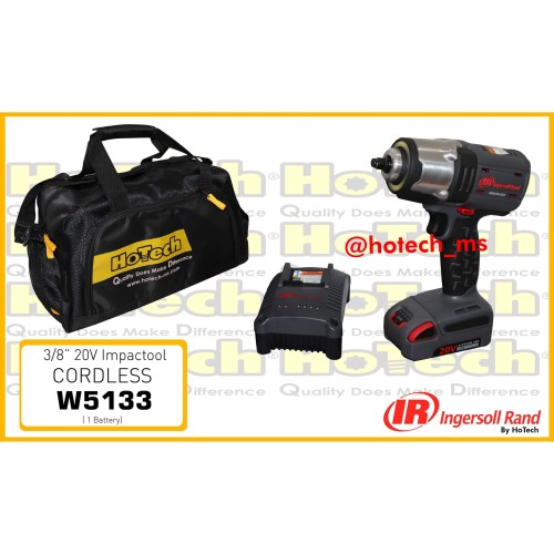 [EZM.5601460] MESIN IMPACT WRENCH/PEMBUKA BAUT 3/8" Ingersoll Rand - IR-W5133-20V-K1
