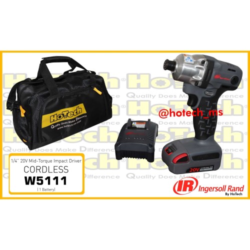 [EZM.5601463] Mesin Pengencang Mur 1/4" Hex | Ingersoll Rand | IR-W5111-20V-K1