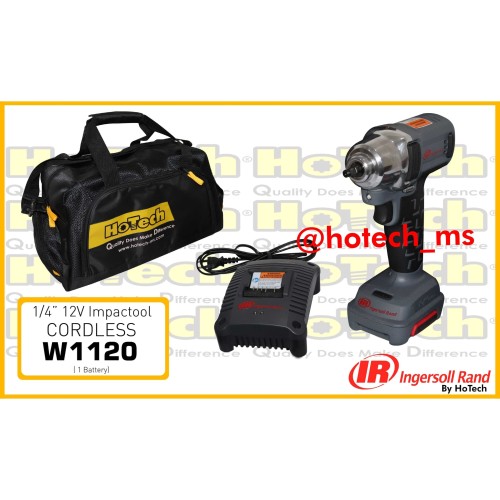 [EZM.5601475] Battery Impact Wrench 1/4" | Merk Ingersoll Rand | IR-W1120-12V-K1