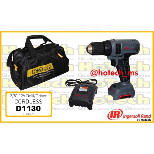 [EZM.5601491] Cordless Drill Driver 3/8" | Ingersoll Rand | IR-D1130-12V-K1