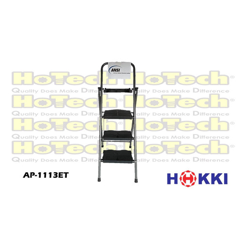 [EZM.5601518] HOKKI | 3 Step Steel Ladder | Tangga Rumah | HOKKI-1113GT|Tangga Lipat
