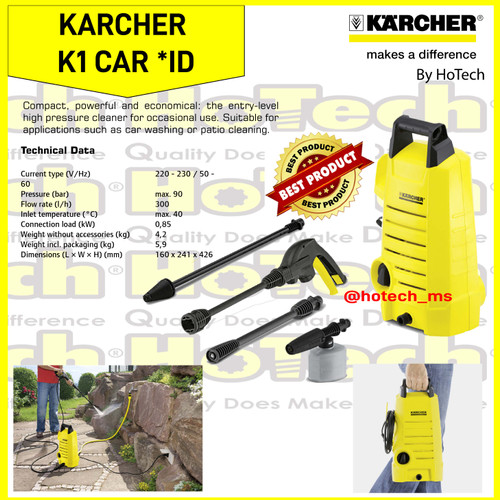 [EZM.5601530] Karcher K1 / K 1 Car (New High Pressure) PROMO / DIJAMIN TERMURAH
