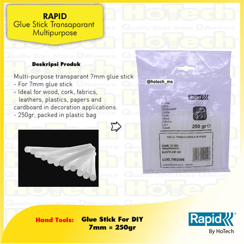 [EZM.5601543] Asli Isi Lem Tembak Refill (kecil) / RAPID 7mm x 100mm