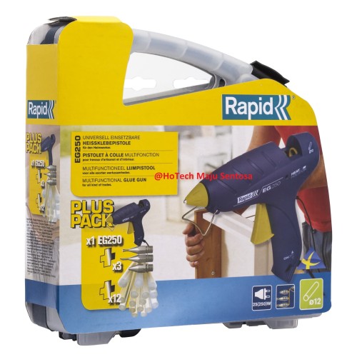 [EZM.5601584] Promo Alat Lem Tembak 250 Watt + 12 Refill PAKET GLUEGUN