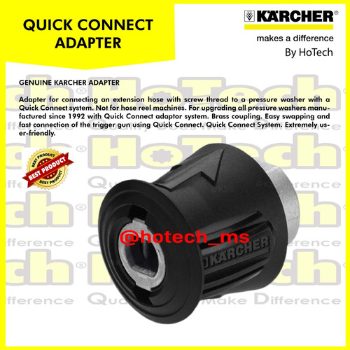 [EZM.5601676] Karcher Fitting Quick Connect Pipe Union A for Extension Hose