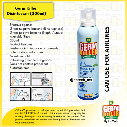 [EZM.5601688] Mr McKenic | MC-DG8312(2)-AL30P | Germ Killer Disinfectant | 300 ml