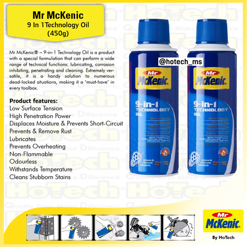 [EZM.5601693] Mr Mc Kenik 9-in-1 Technology Oil - Oil Pelumas Anti Karat