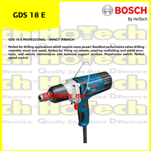 [EZM.5601713] BOSCH | GDS 18 E | Kunci Impact Bosch GDS 18 E Professional