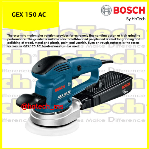 [EZM.5601740] BOSCH | GEX 150 AC | MESIN AMPLAS