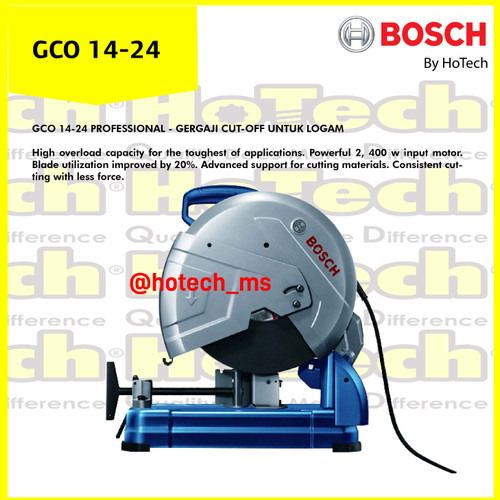 [EZM.5601752] BOSCH Cut Off Saw GCO 14-24 | Gergaji Cut Off 14" untuk Logam
