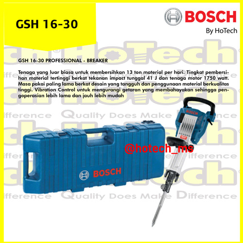 [EZM.5601761] BOSCH Demolition Hammer GSH 16-30 | Bosch GSH 16-30 | Mesin Bobok