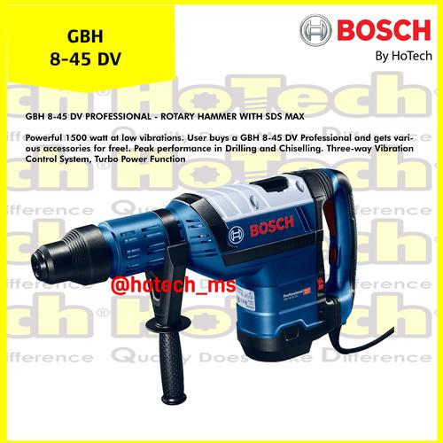 [EZM.5601763] BOSCH | GBH 8-45 DV | Rotary Hammer dengan SDS-max Bosch